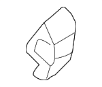 878447Y001 - Electrical: Belt &amp; Retractor Upper Cover for Nissan: Armada, Frontier, Maxima, Pathfinder, TITAN, Xterra Image