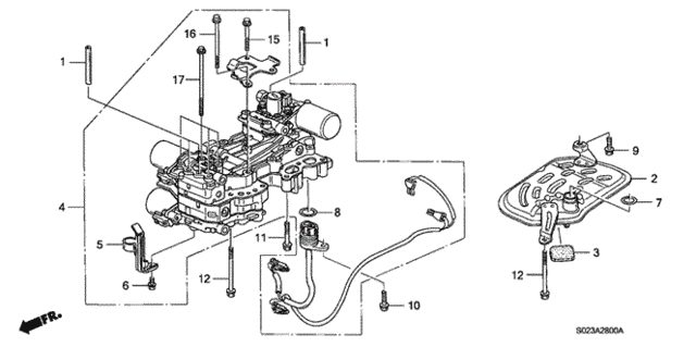 CVT Main Valve Body for 1997 Honda Civic #0