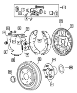 5018211AA - Service Brakes: Wheel Cylinder for Mopar Image image