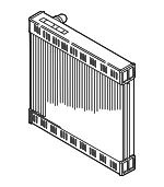2UPJ-44962451]BMW 740i(KA30)インタークーラー 中古 保管庫 両開き扉型 D38×H88cmタイプ H-330WN-WE｜オフィス収納