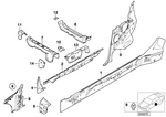 41007022003 - Bodywork: Interior Left Column B for BMW Image
