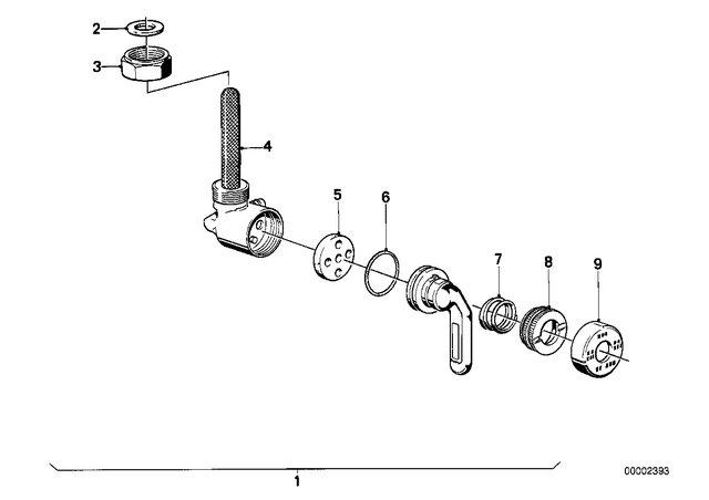 16122307114 - : Fuel Tap Right for BMW-Motorrad Image
