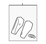 42474102 - : Jet Black Rear Driver Side Seat Back Bolster for Chevrolet: Spark Image