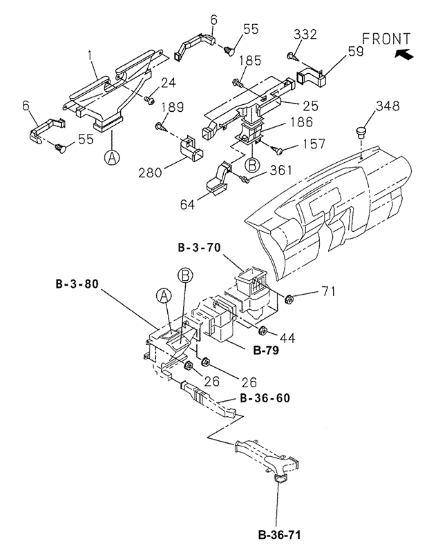 Duct for 1999 Acura SLX #0