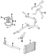 37121619A - Cooling System: Connector for Volkswagen Image
