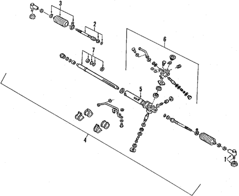 Steering Gear & Linkage for 1989 Mercury Tracer #1