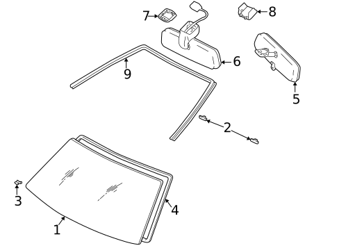 Reveal Moldings for 1999 Lexus ES300 #1
