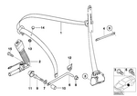72118207953 - : Lft Frnt Upper Belt With Force Limiter for BMW Image