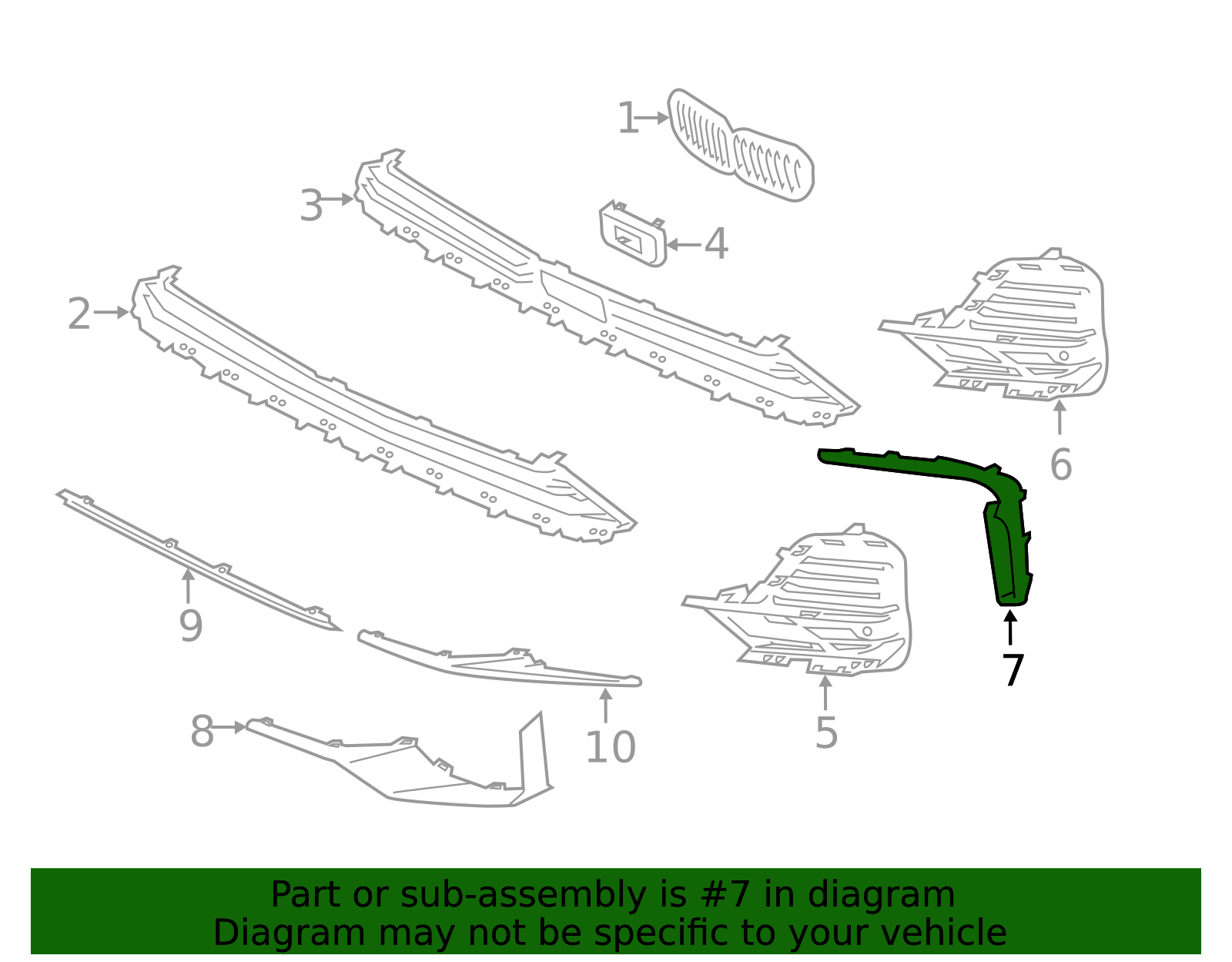 2019-2022 BMW X7 Finish Molding 51-11-8-745-740 | BMW Parts Online Hub