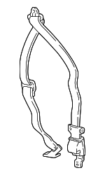 3L2Z78611B08AAB - Electrical: Retractor Assembly for Ford: Explorer Sport Trac Image