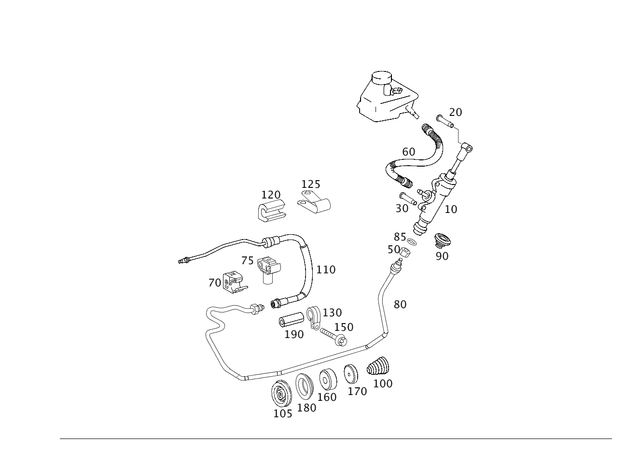 2112910674 - Pedal Assembly: Pin for Mercedes-Benz: 180C, C230, C240, C250, C280, C300, C32 AMG, C320, C350, C55 AMG, C63 AMG, CLA250, CLK320, CLK350, CLK500, CLK55 AMG, CLK550, CLK63 AMG, E250, E320, E350, E500, E55 AMG, E550, E63 AMG, E63 AMG S, GLA250, GLK250, GLK350, SLC300, SLC43 AMG, SLK250, SLK280, SLK300, SLK350, SLK55 AMG Image image