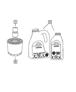 68523970GA - Engine: 0w40 Engine Oil, Export for Mopar Image