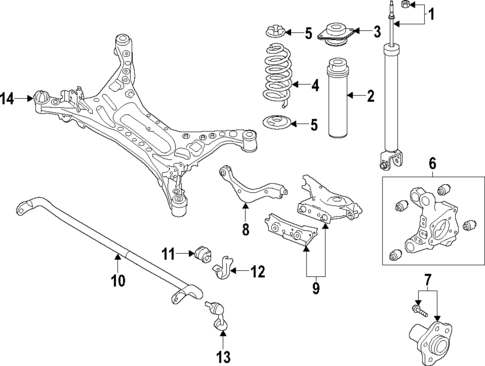 Rear Suspension for 2024 Nissan Altima #0
