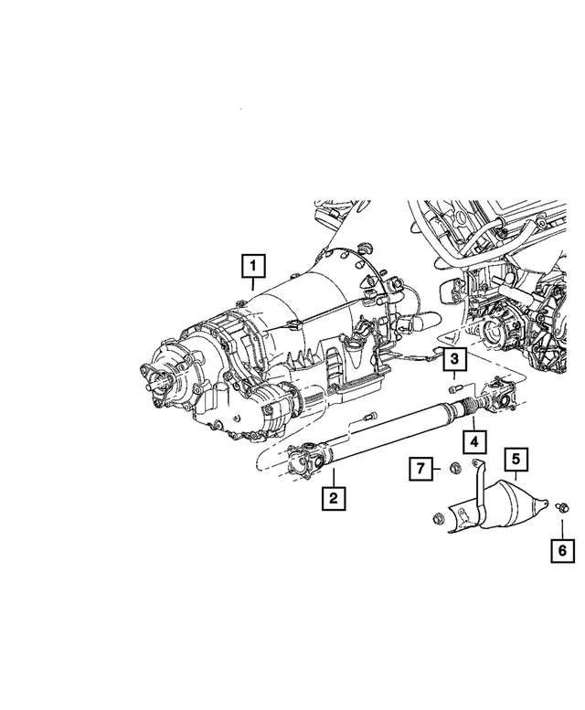 « 5142379AA – All Wheel Drive; Differential and Drive Line : Arbre De Transmission Gaine pour Mopar Image »
