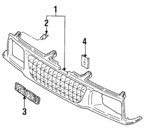 8970969332 - : Nameplate for Isuzu Image