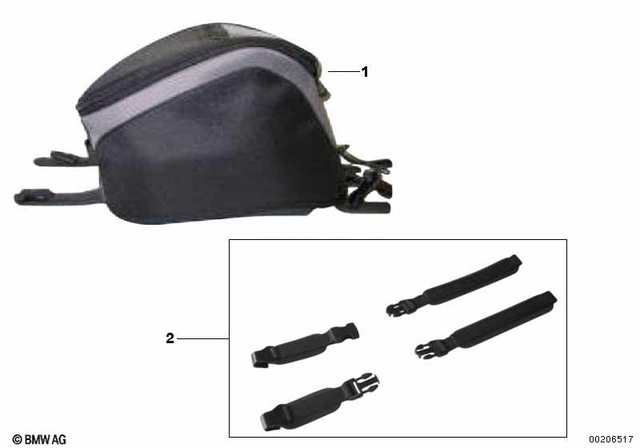 71607691391 - Luggage &amp; Storage: Tank-Bag                  for BMW-Motorrad Image