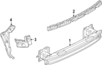89A807394 - : Bumper Guide Bracket for Audi Image
