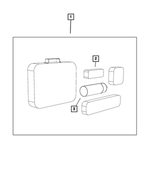55352852AA - Wheels: Tool Set for Chrysler: 200, 300, Pacifica, PT Cruiser, Sebring, Town &amp; Country, Voyager | Dodge: Avenger, Caliber, Challenger, Charger, Dakota, Dart, Durango, Grand Caravan, Journey, Magnum, Neon, Nitro, Ram 1500, Ram 2500, Ram 3500, Stratus, Viper | Jeep: Cherokee, Commander, Compass, Gladiator, Grand Cherokee, Grand Cherokee L, Liberty, Patriot, Wrangler, Wrangler JK | Ram: 1500, 1500 Classic, 2500, 3500, C/V, Dakota Image