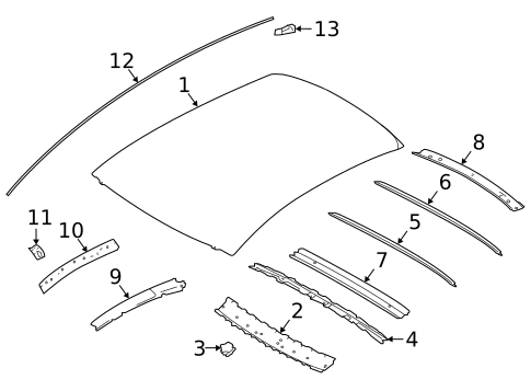 Roof & Components for 2024 Nissan Altima #1