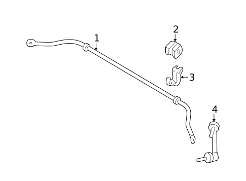 Stabilizer Bar & Components for 2014 Nissan Murano #2