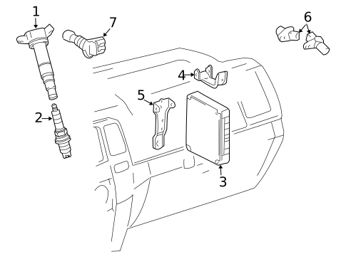 Powertrain Control for 2012 Toyota FJ Cruiser #0