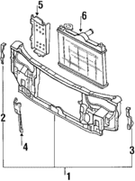 B09253100K - : Radiator Support for Mazda: 323 Image