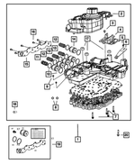 68391407AA - 68RE; 6-Speed; Automatic Transmission: Valve Body Assembly for Mopar Image