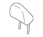 864004HA0A - Body: Headrest for Infiniti Image