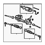 84992394 - Steering: Gear Assembly for Chevrolet: Malibu, Malibu Limited Image