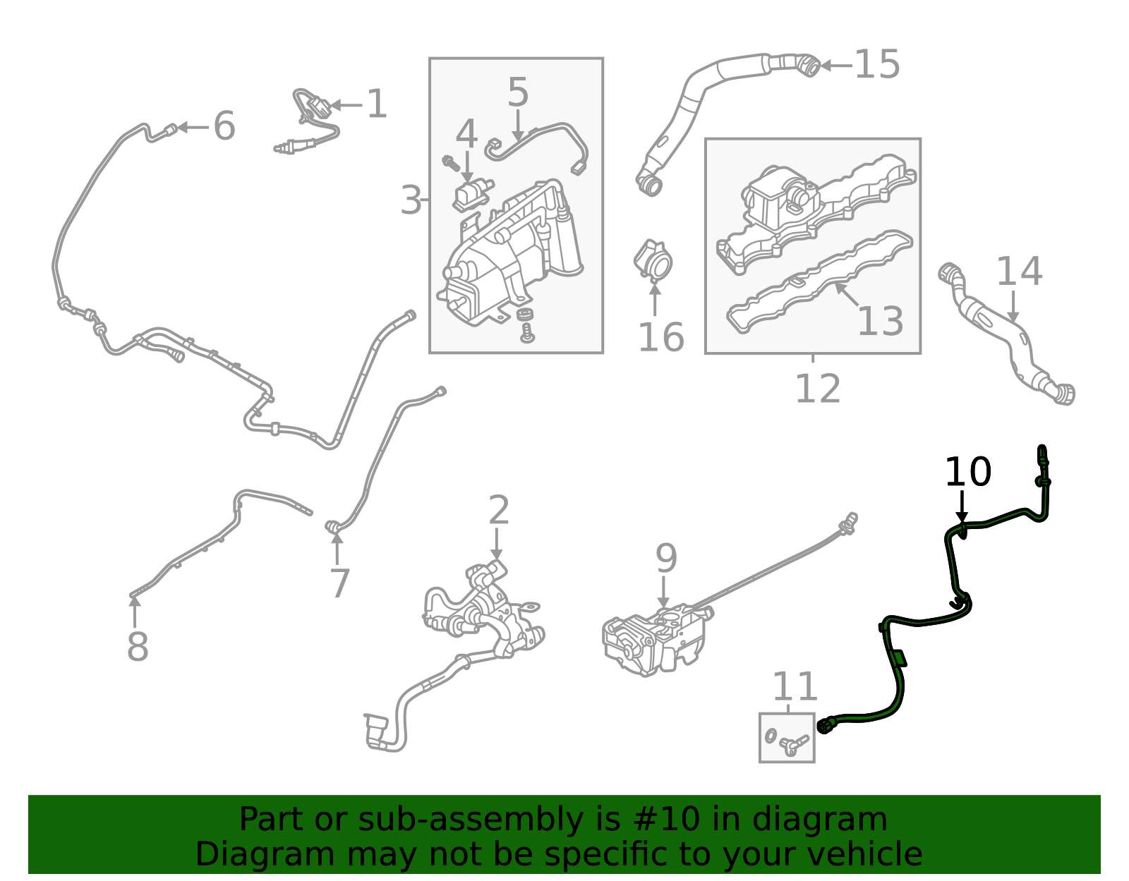 Vacuum Hose - OEM Engine Control Line for Land Rover | AutoNation Parts