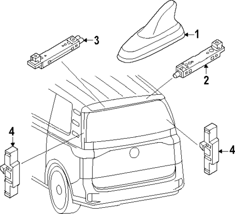 Antenna & Radio for 2025 Volkswagen ID. Buzz #1