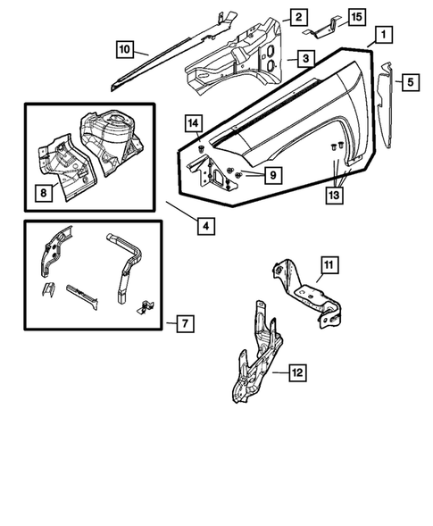 Fenders for 2010 Jeep Patriot #0