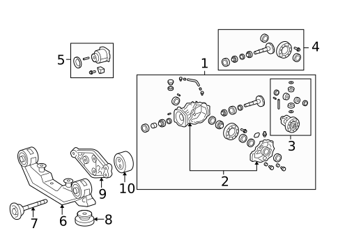 Axle & Differential for 2009 Toyota Matrix #0