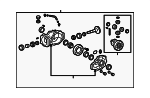 4111058030 - Suspension: Differential for Toyota Image