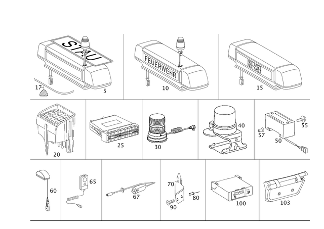 2036 - Electrical System: Hexalobular Screw for Mercedes-Benz Image image