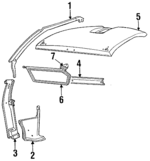 4084918 - Body: Arm &amp; Bracket for Dodge: D100, D150, D250, D350, Dakota, W100, W150, W250, W350 Image