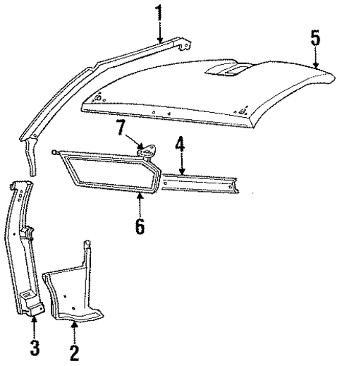 Interior Trim - Cab for 1989 Dodge Dakota #0