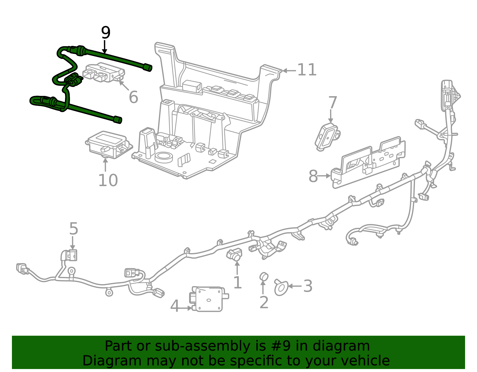 2020-2026 GM Motion Sensor 85518160 | TascaParts.com