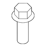 964911E000 - Body: Grille Bracket Bolt for Hyundai Image