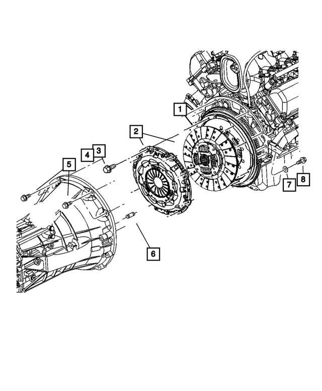 52107834AB - Clutch: Clutch Disc for Mopar Image