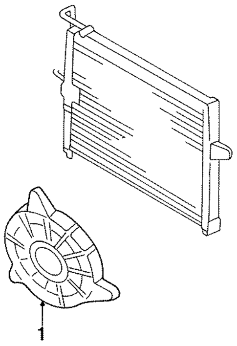Condenser Fan for 1995 Kia Sportage #0