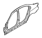 41007487371 - Body: Uniside Assembly for BMW: 330e, 330e xDrive, 330i, 330i xDrive, M340i, M340i xDrive Image