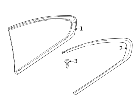 Glass & Hardware for 2016 BMW M6 #1