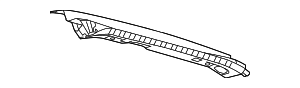 BB5Z7841302A - Body: Ford Explorer Rear Header for Ford Image