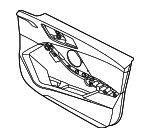 51415B6F551 - Body: Door Trim Panel for BMW Image