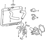 MB007759 - Cooling System: Radiator for Dodge: Conquest Image