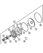 68009859AA - Automatic Transmission Multi-Speed: Oil Pump Cover for Mopar Image