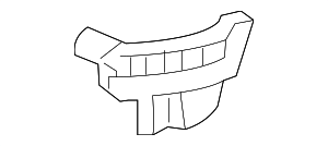 2016-2019 GMC Passenger Side Front Bumper Fascia Guide 23496953 GM ...
