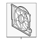 2115001693 - Belts &amp; Cooling: Engine Cooling Fan Assembly for Mercedes-Benz Image