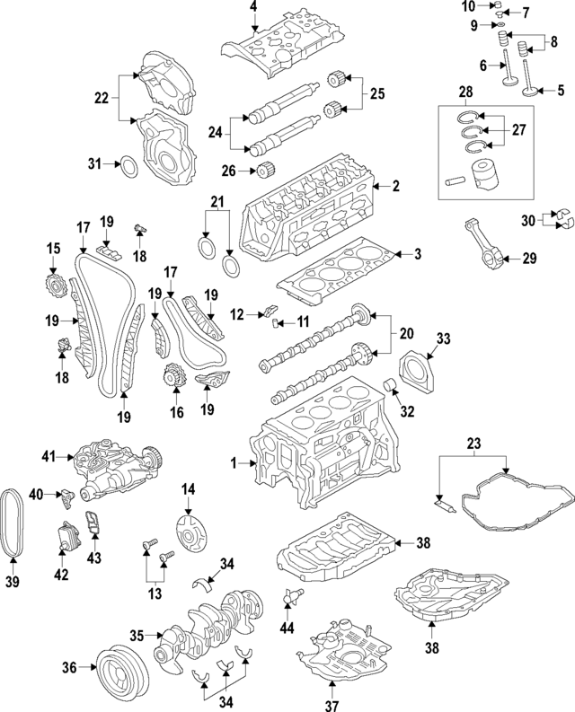 6K115243AB - Engine: Control Solenoid for Audi Image